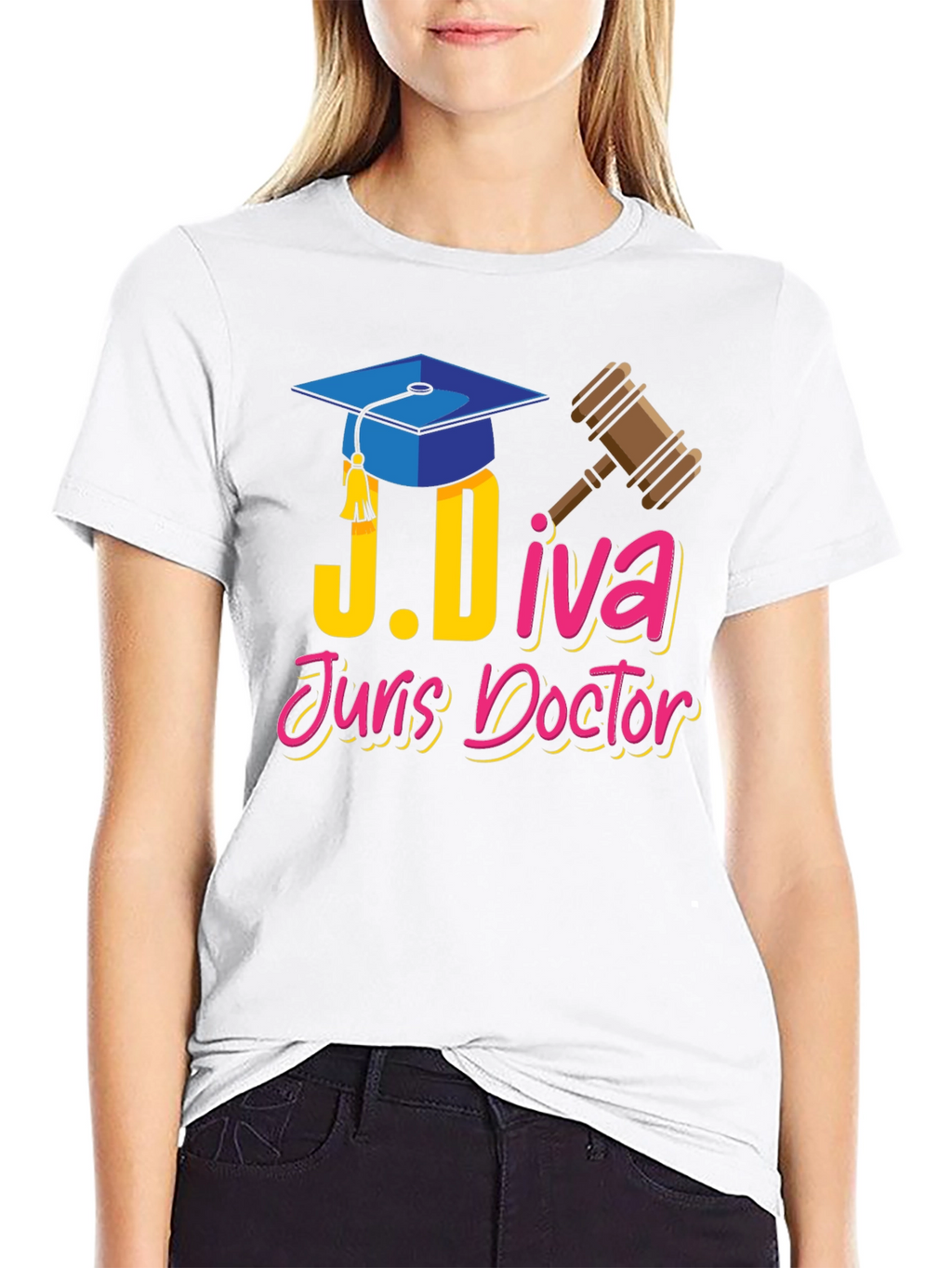 J.Diva Juris Doctor Black T-Shirt