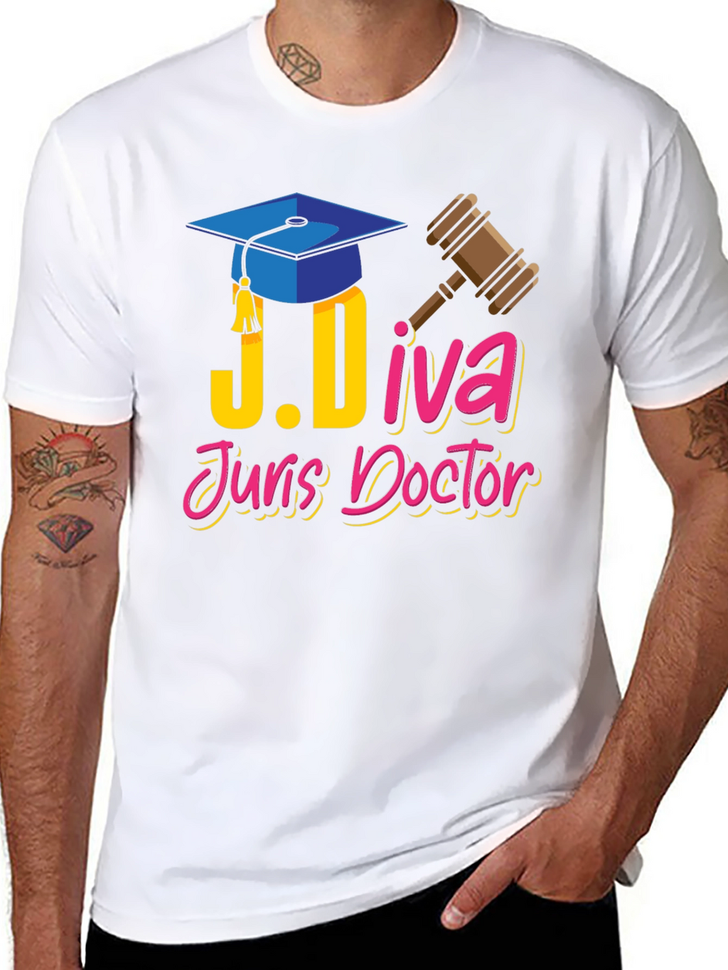 J.Diva Juris Doctor Black T-Shirt