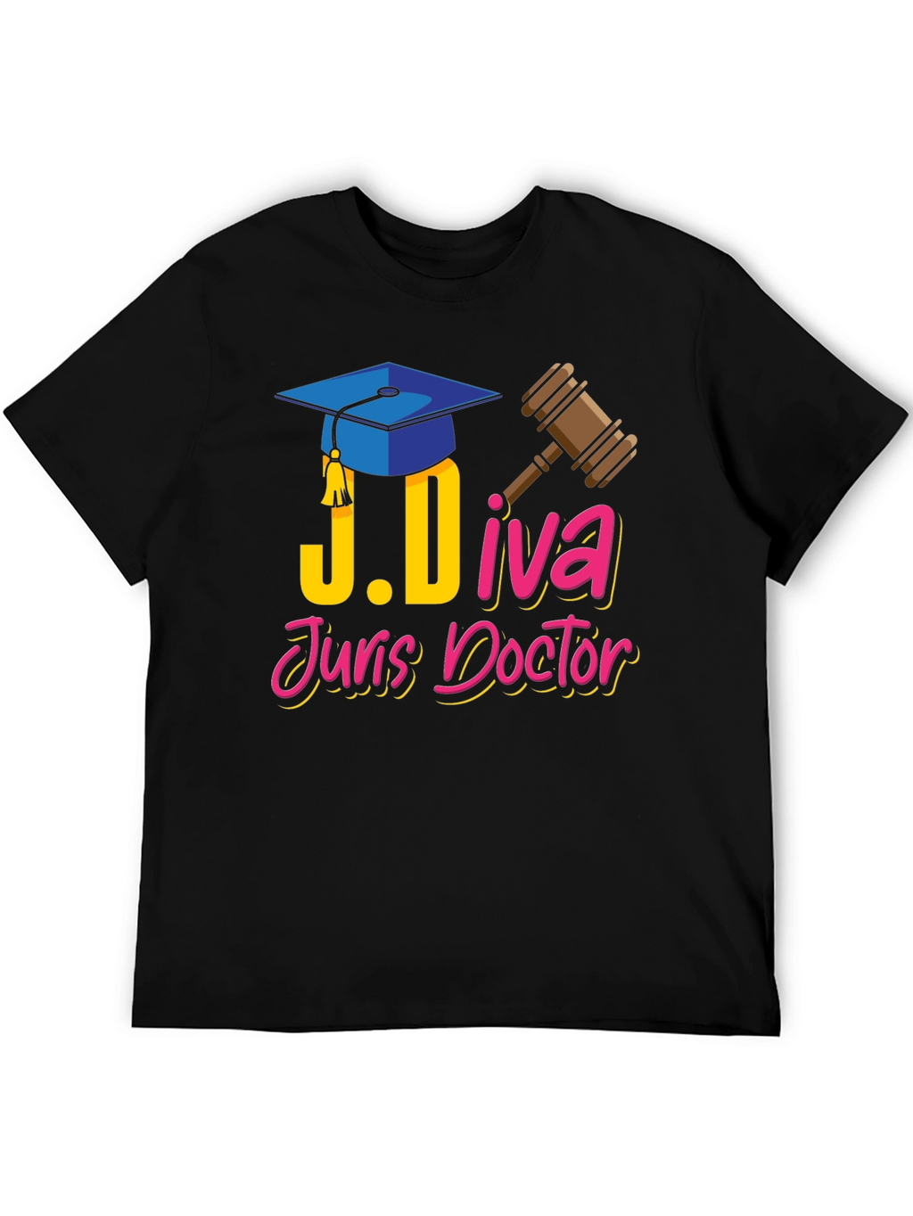 J.Diva Juris Doctor Black T-Shirt