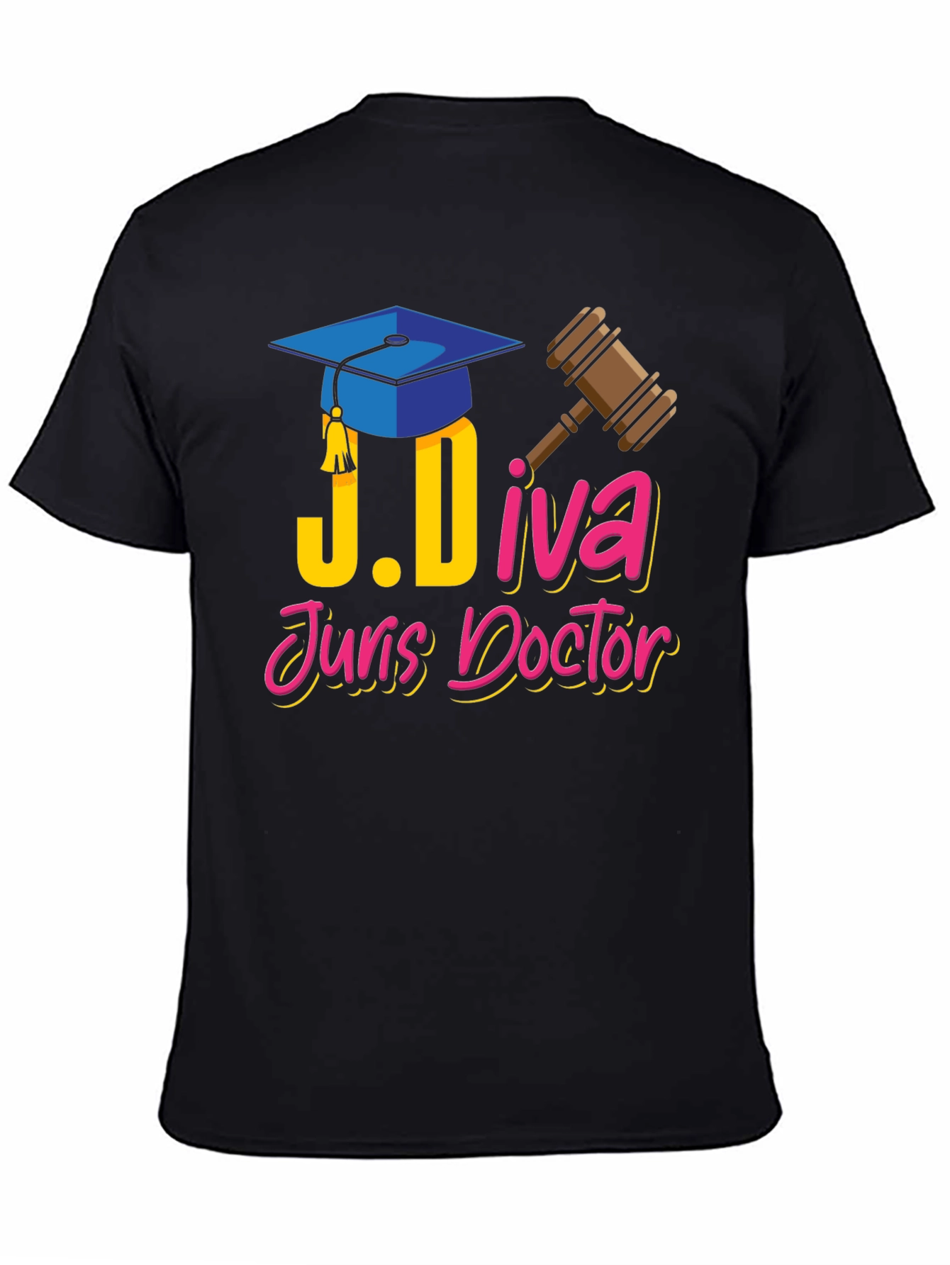 J.Diva Juris Doctor Black T-Shirt