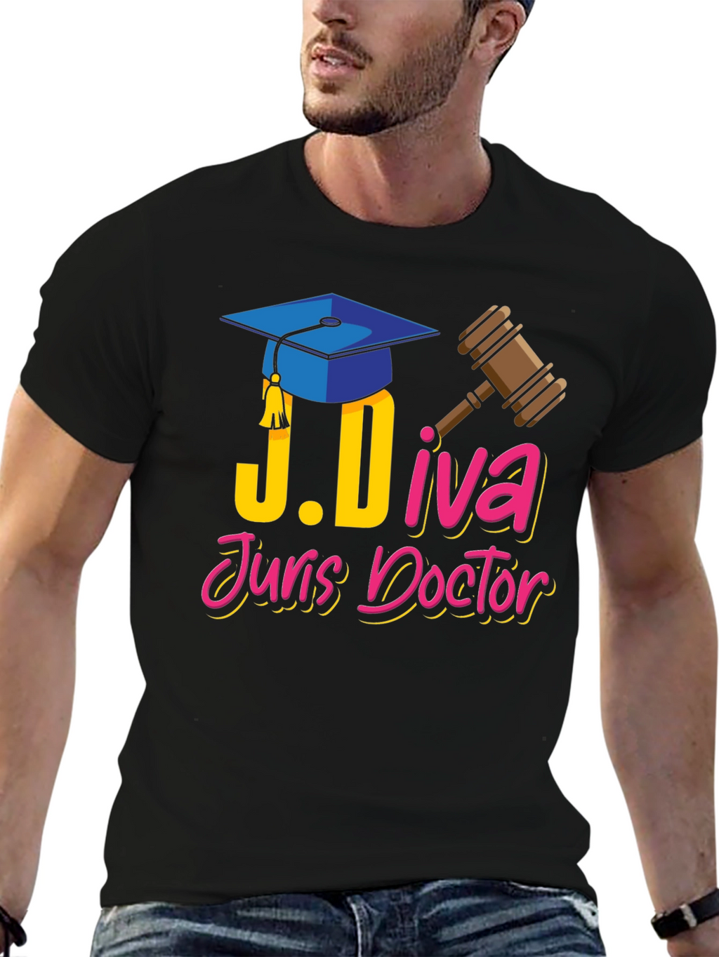 J.Diva Juris Doctor Black T-Shirt
