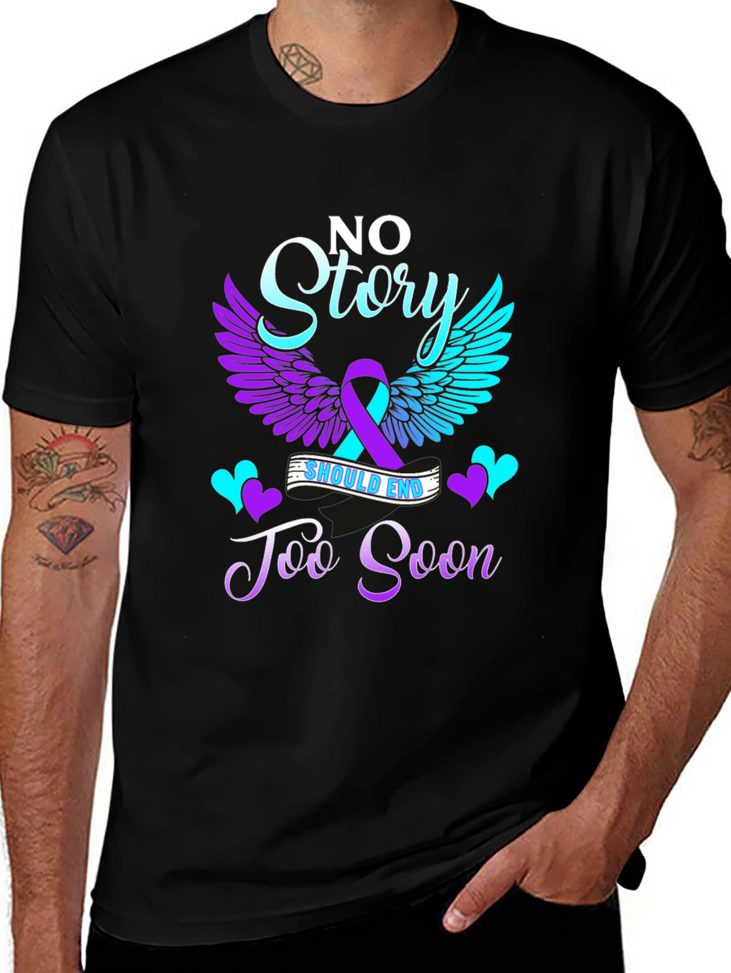 No Story Too Soon Awareness Graphic Tee