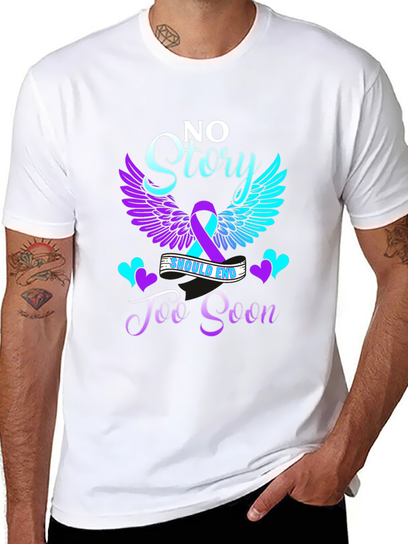 No Story Too Soon Awareness Graphic Tee