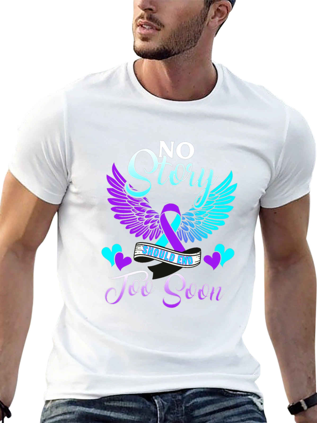 No Story Too Soon Awareness Graphic Tee