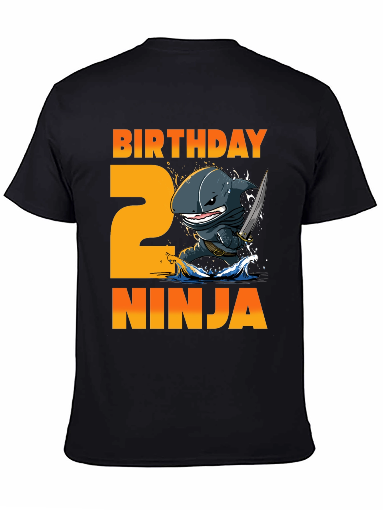 Birthday Ninja 2nd Birthday Shark T-Shirt