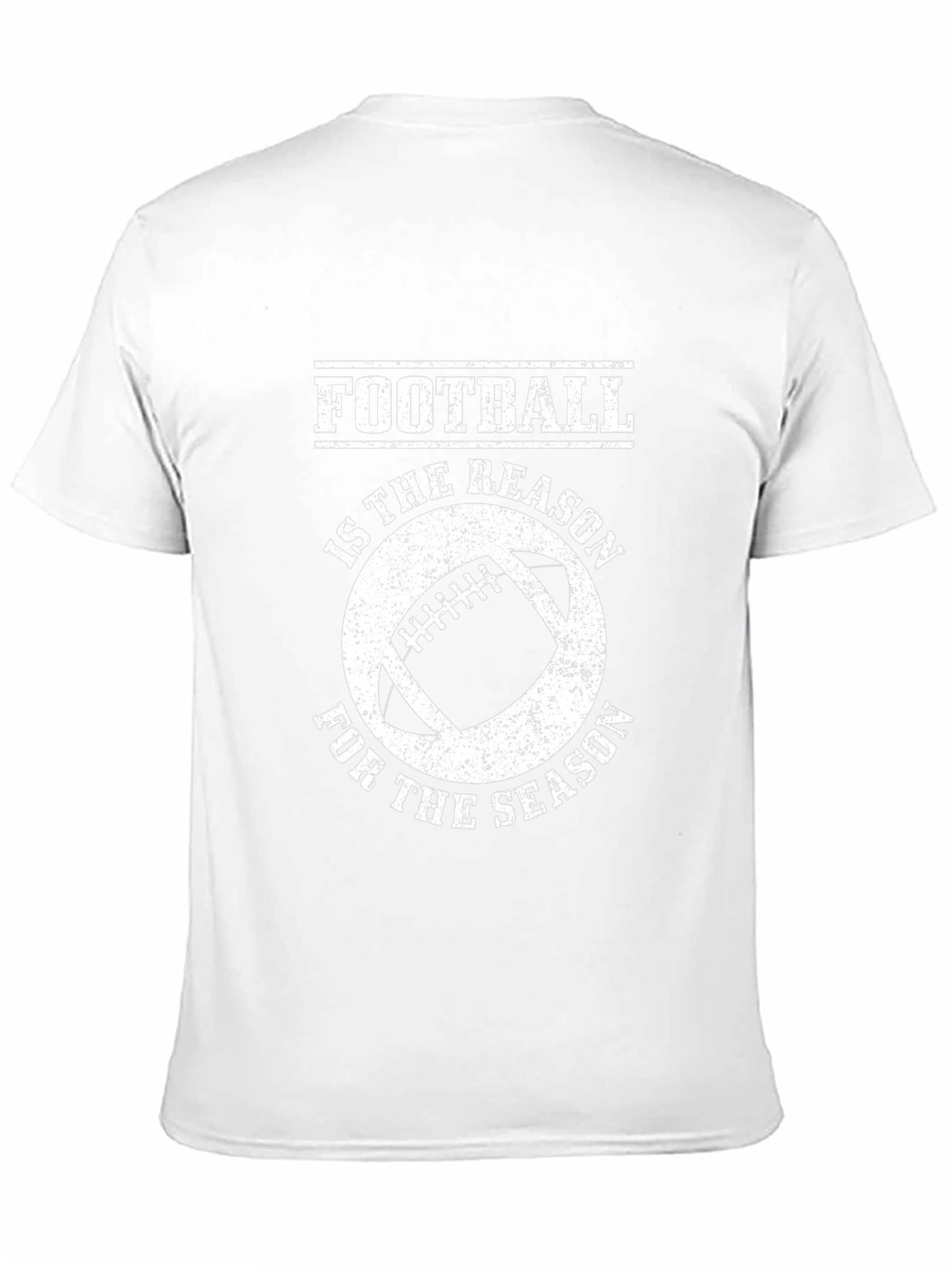 Football Season Graphic Tee - Black Cotton Shirt