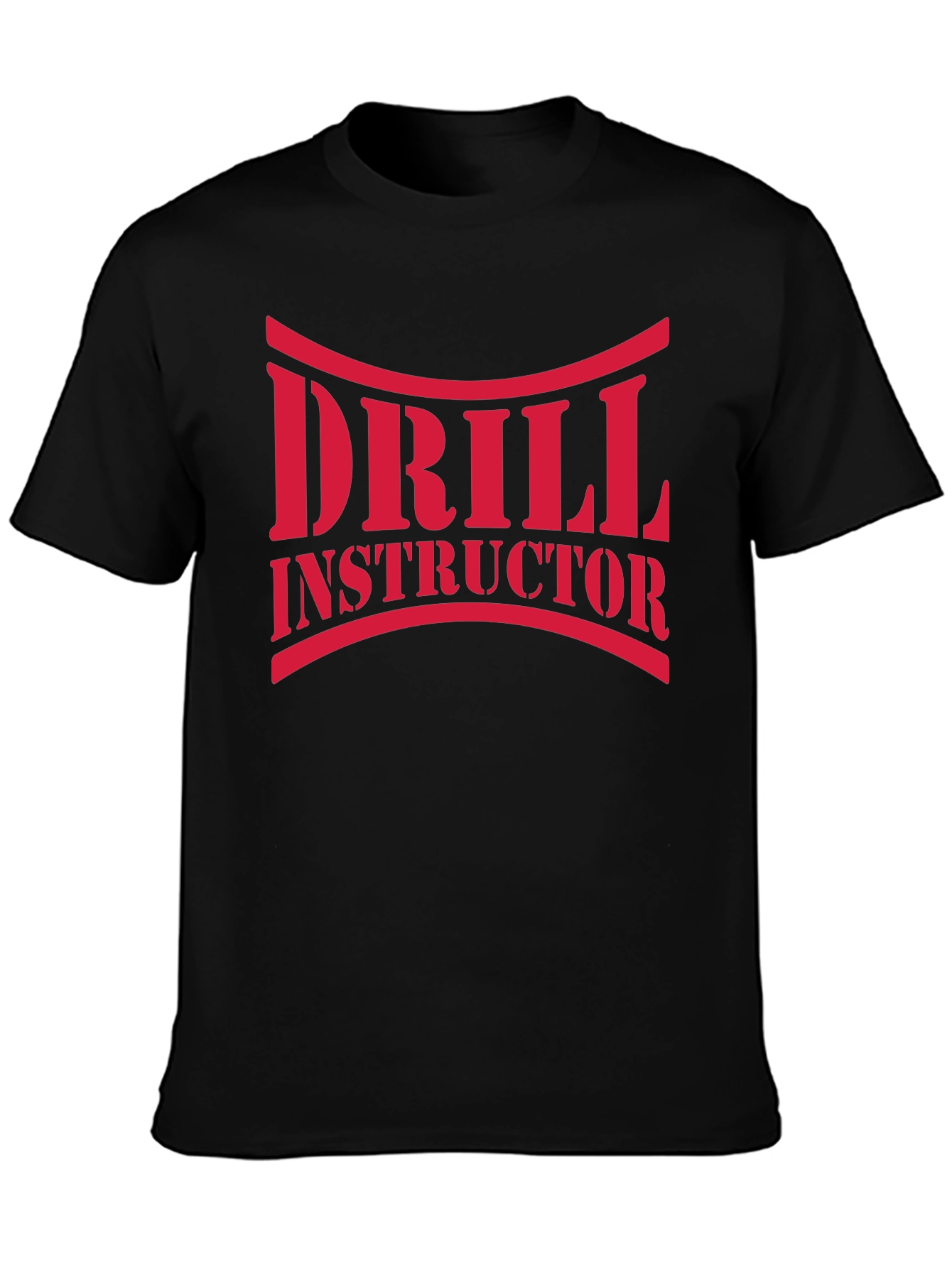 Drill Instructor Graphic Tee - Bold Military Style