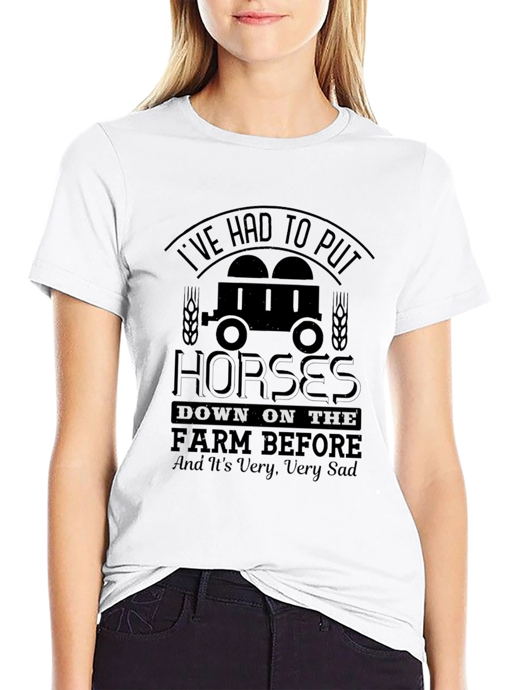 Horses Down on the Farm Graphic Tee