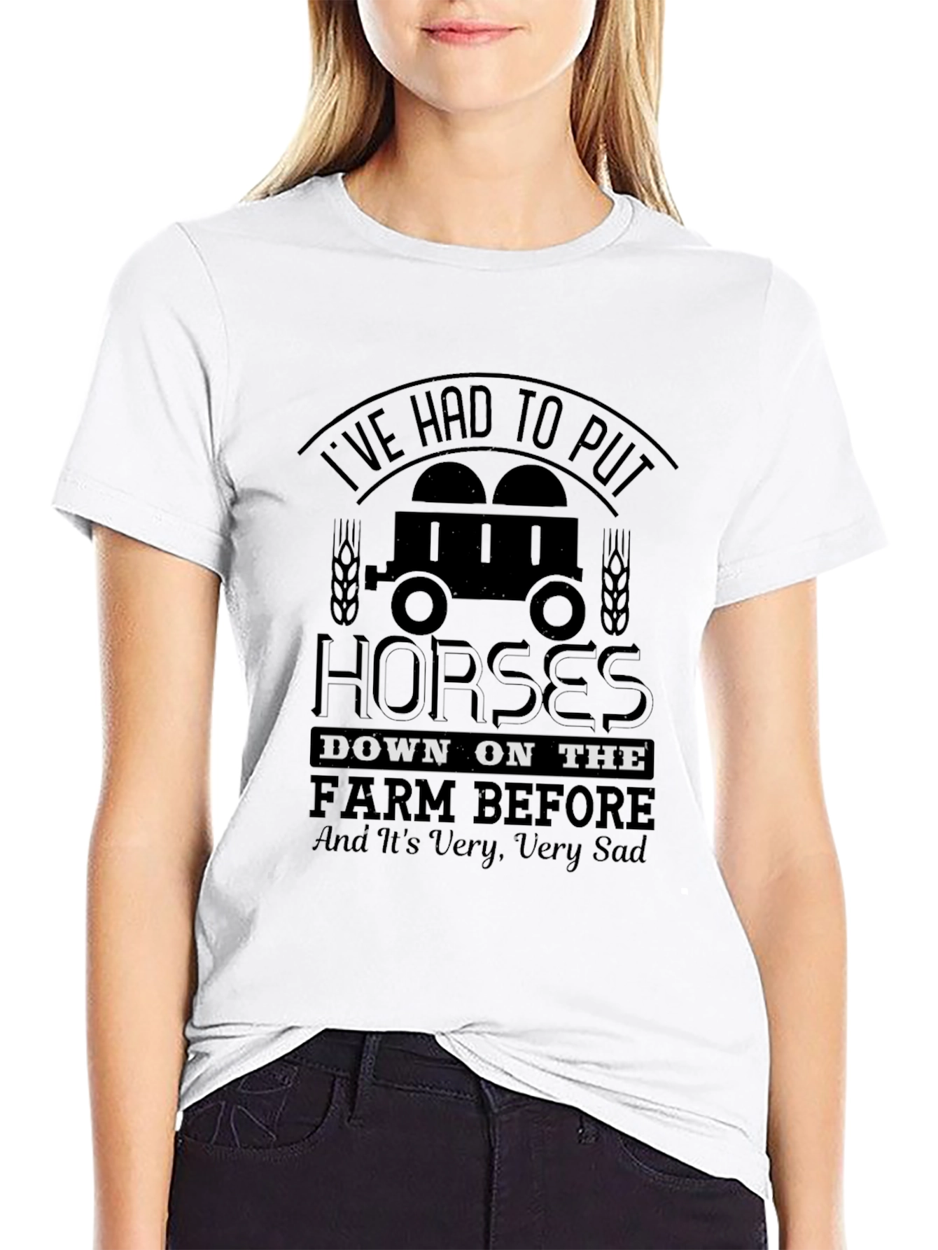 Horses Down on the Farm Graphic Tee
