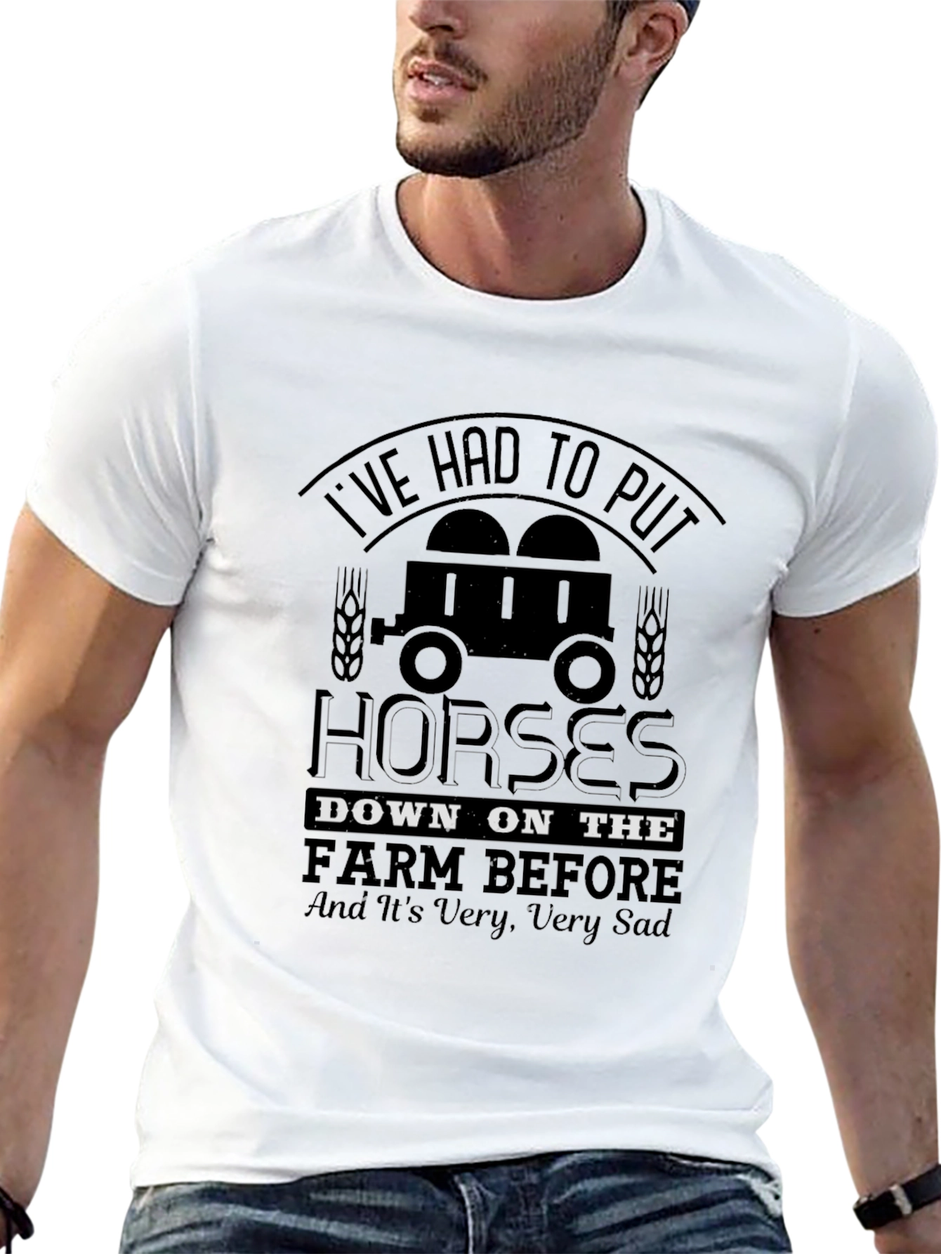 Horses Down on the Farm Graphic Tee