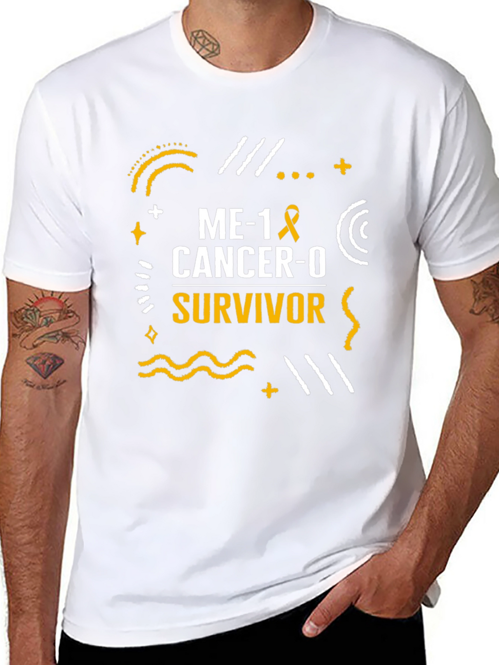 Cancer Survivor T-Shirt - Me 1 Cancer 0