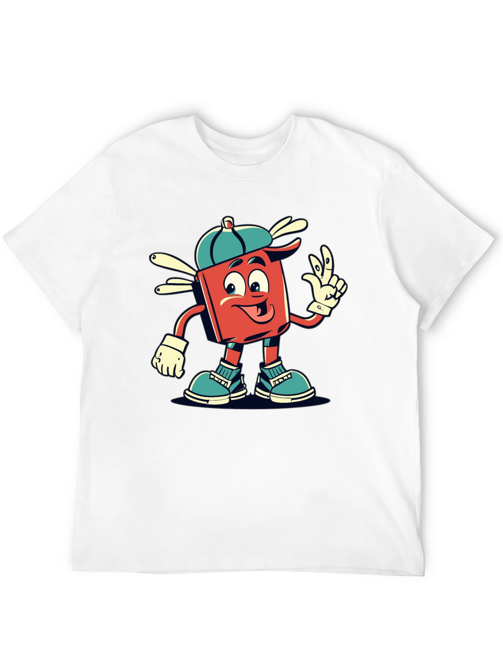 Retro Cartoon Graphic Tee - Cool Character Design