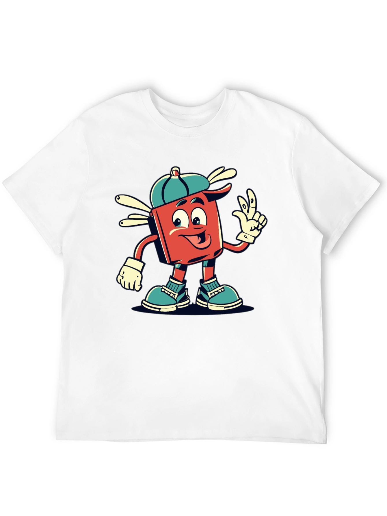 Retro Cartoon Graphic Tee - Cool Character Design