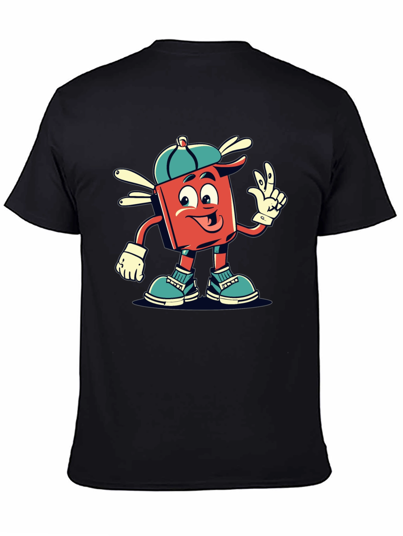 Retro Cartoon Graphic Tee - Cool Character Design