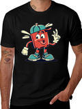 Retro Cartoon Graphic Tee - Cool Character Design