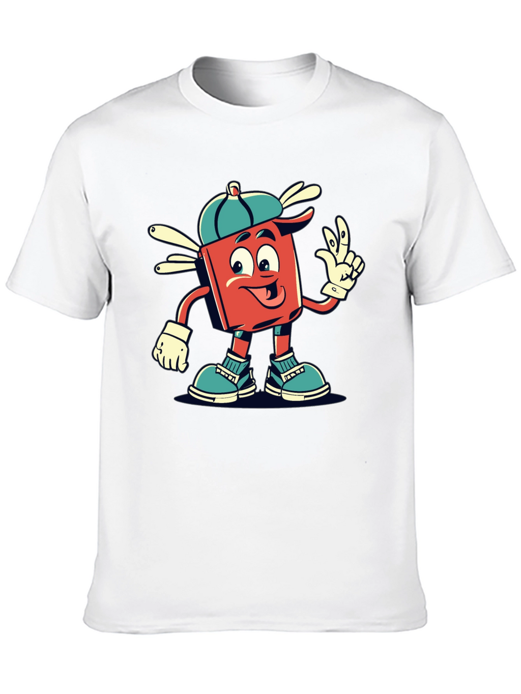 Retro Cartoon Graphic Tee - Cool Character Design