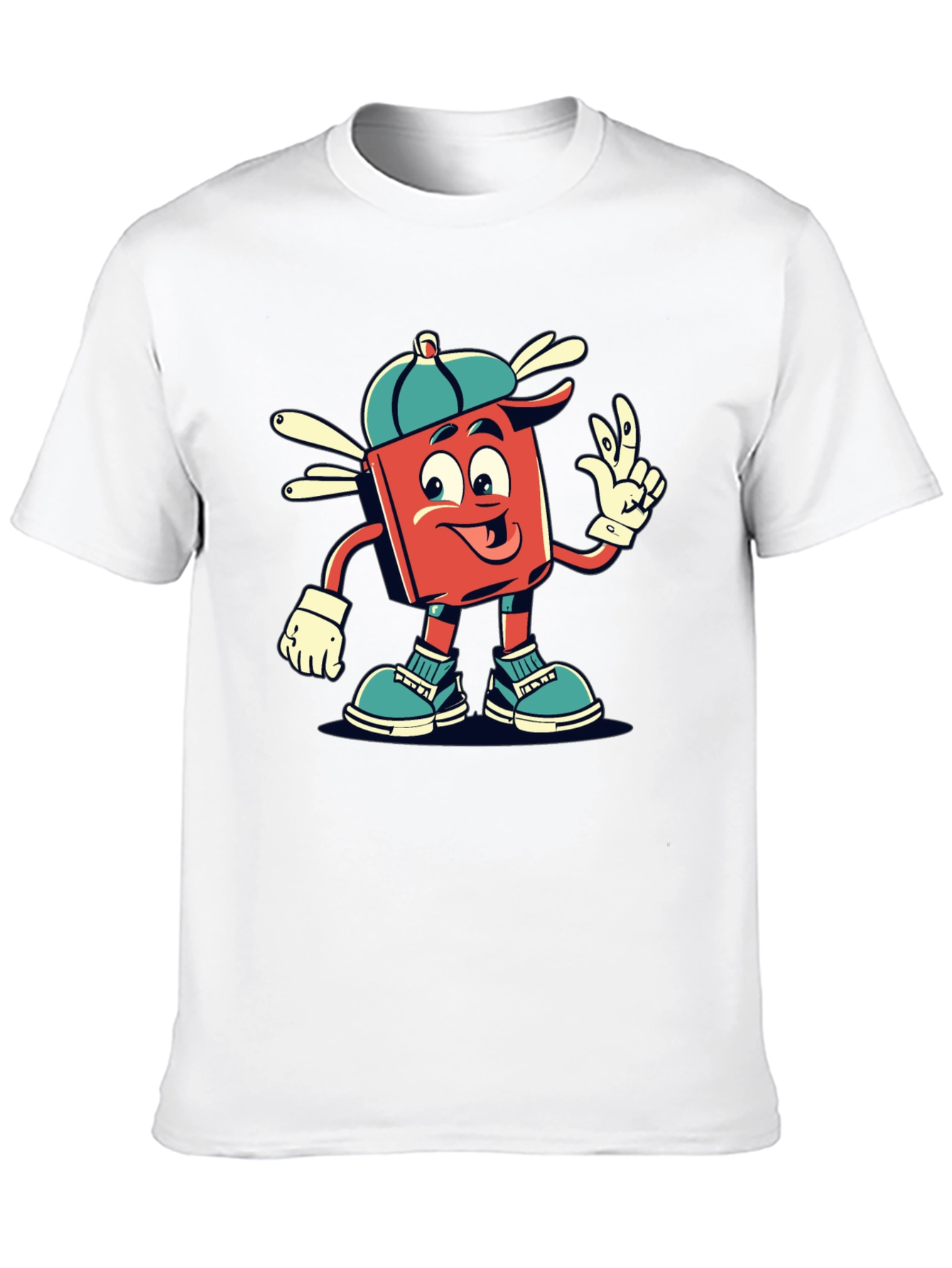 Retro Cartoon Graphic Tee - Cool Character Design
