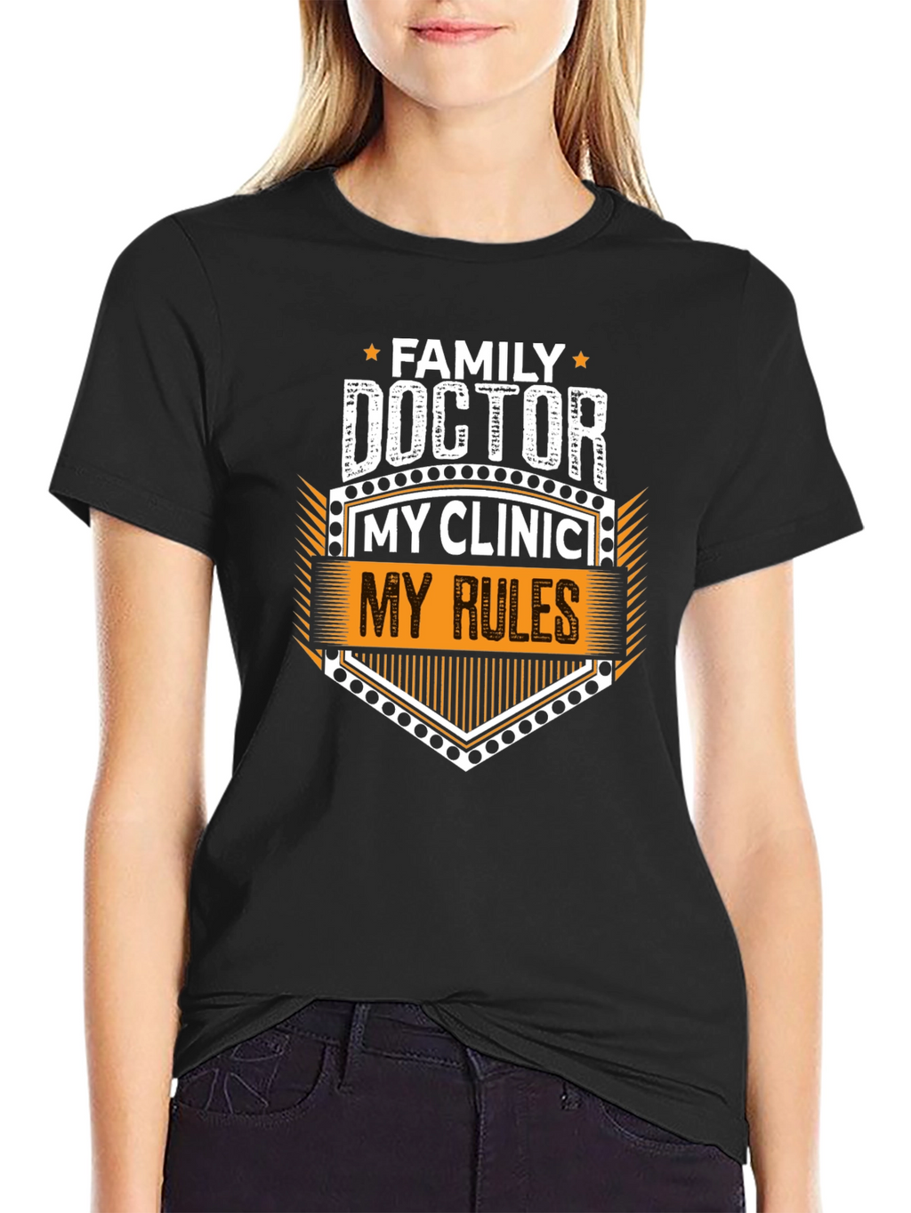Family Doctor My Clinic My Rules Graphic Tee