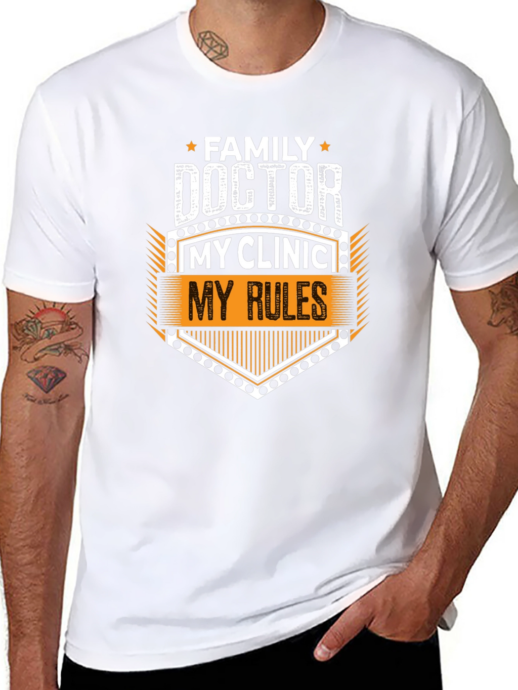 Family Doctor My Clinic My Rules Graphic Tee