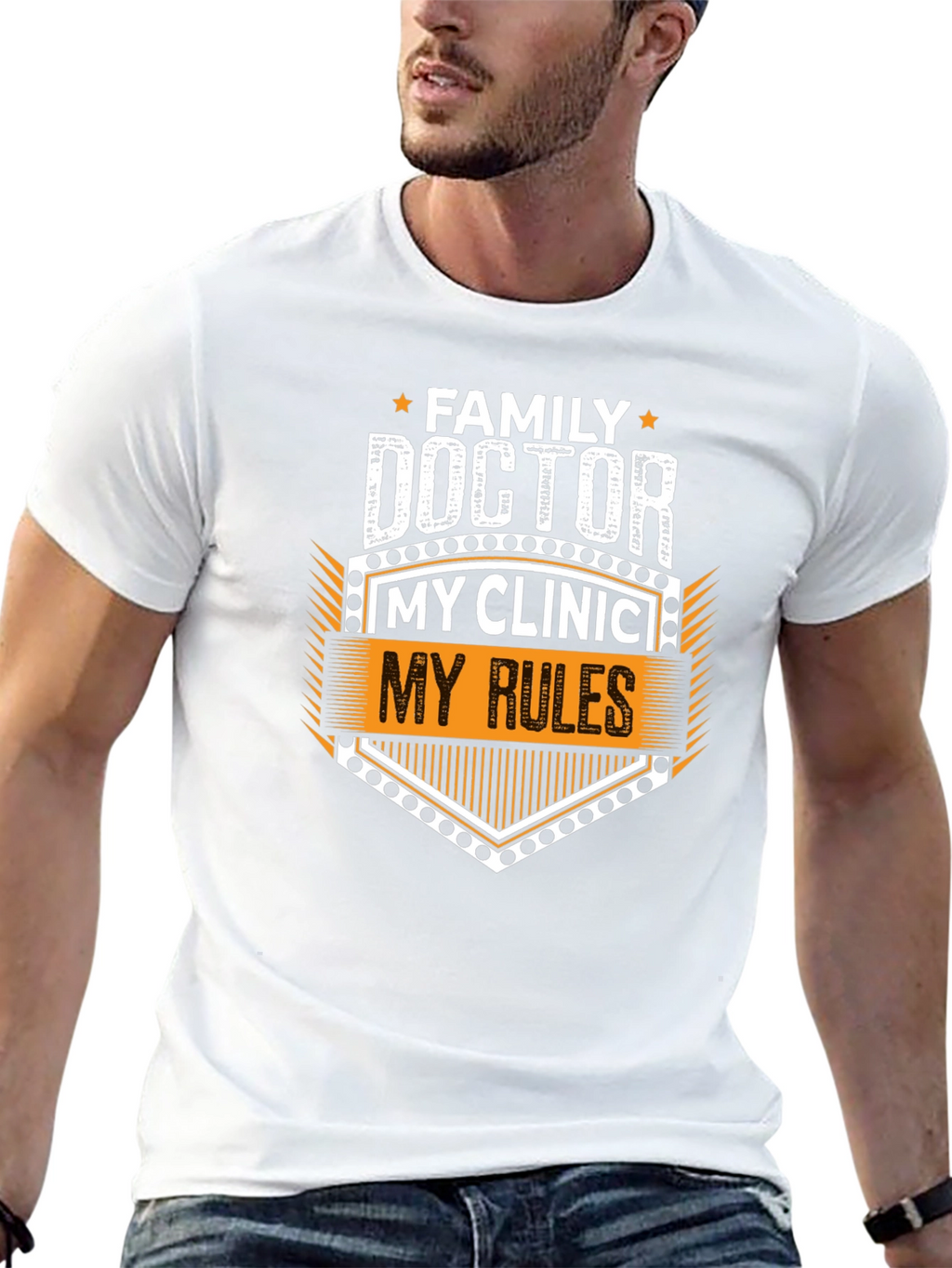 Family Doctor My Clinic My Rules Graphic Tee