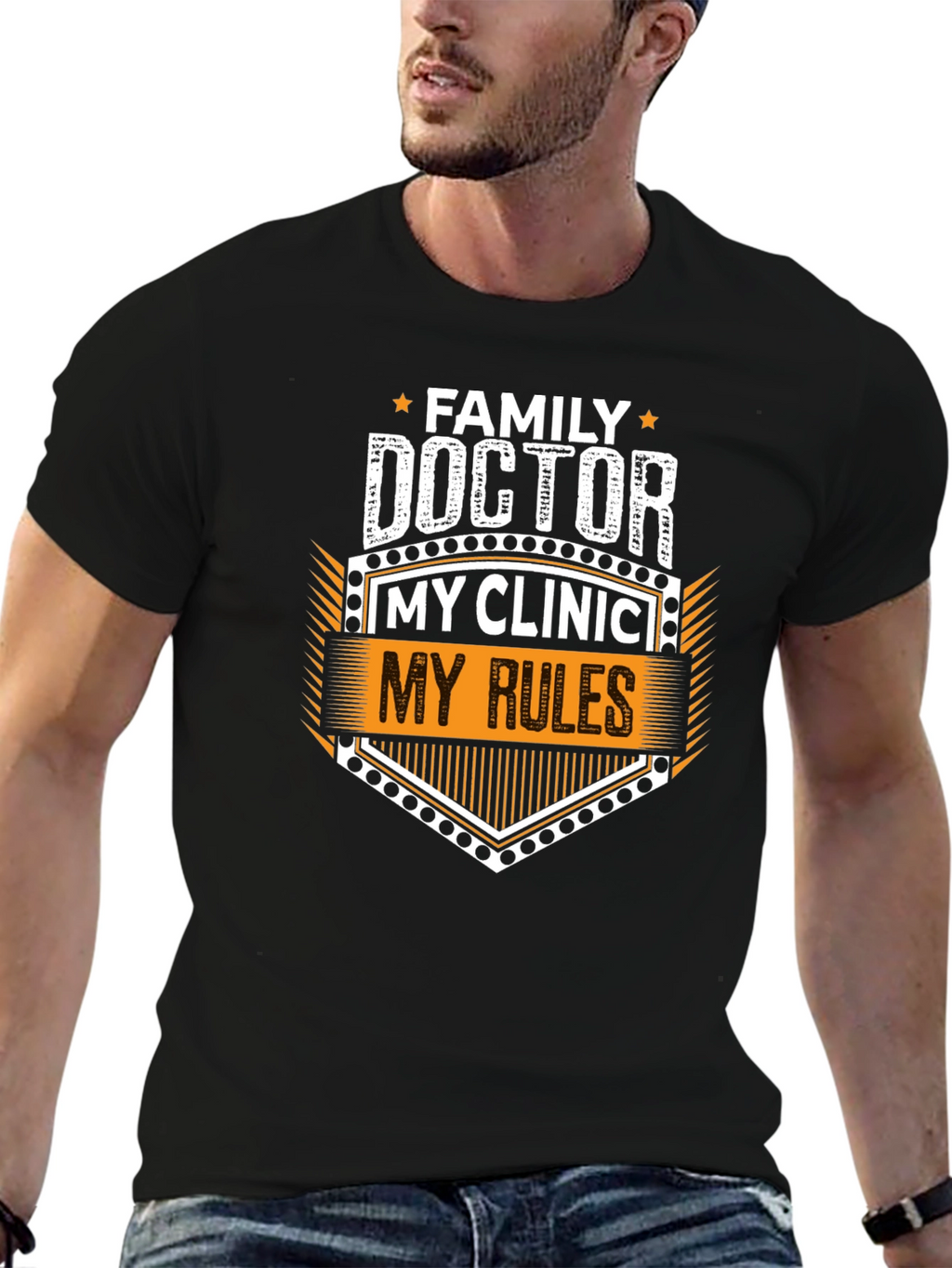 Family Doctor My Clinic My Rules Graphic Tee
