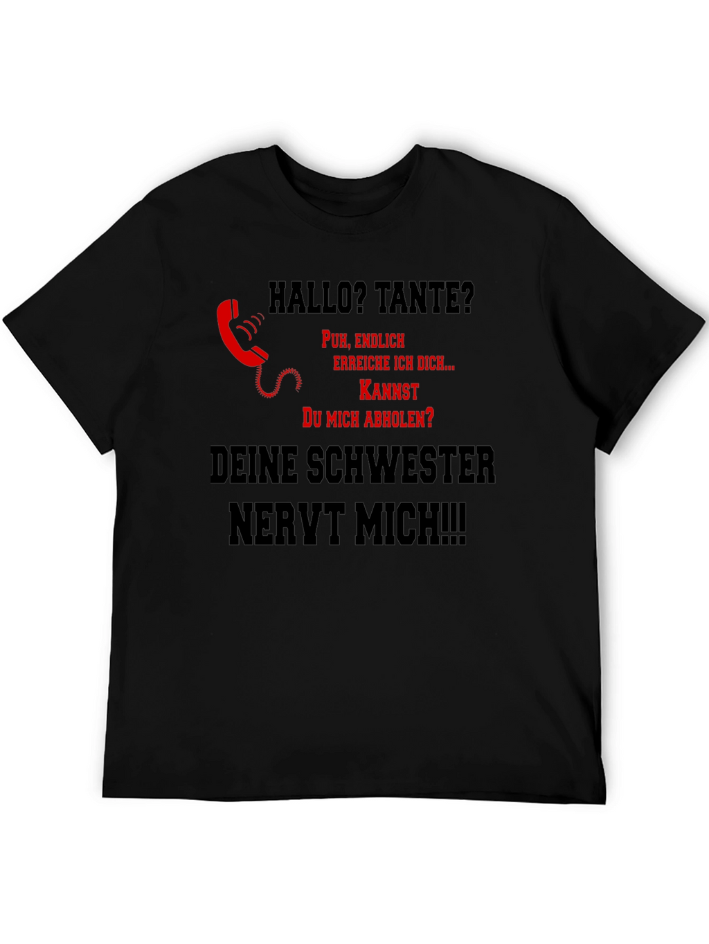 Hallo Tante Funny Graphic Tee
