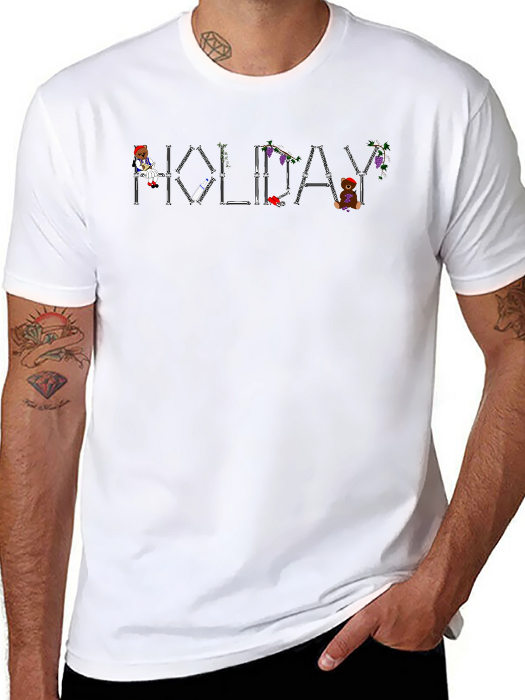 Holiday Skeleton Bone T-Shirt