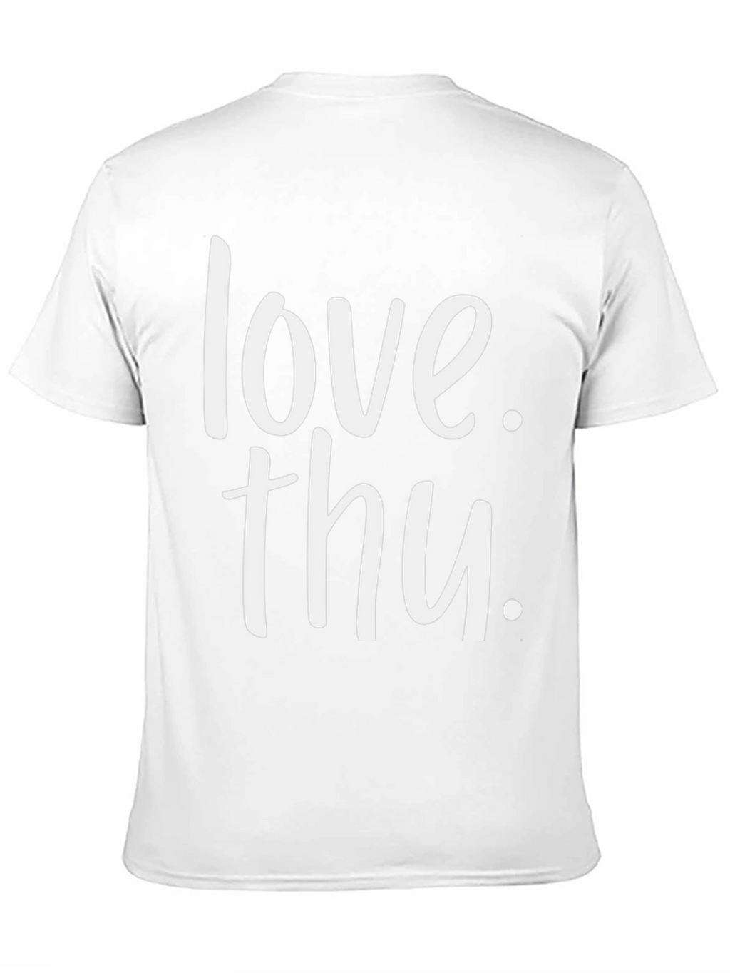 Love Thu. Black Graphic T-Shirt
