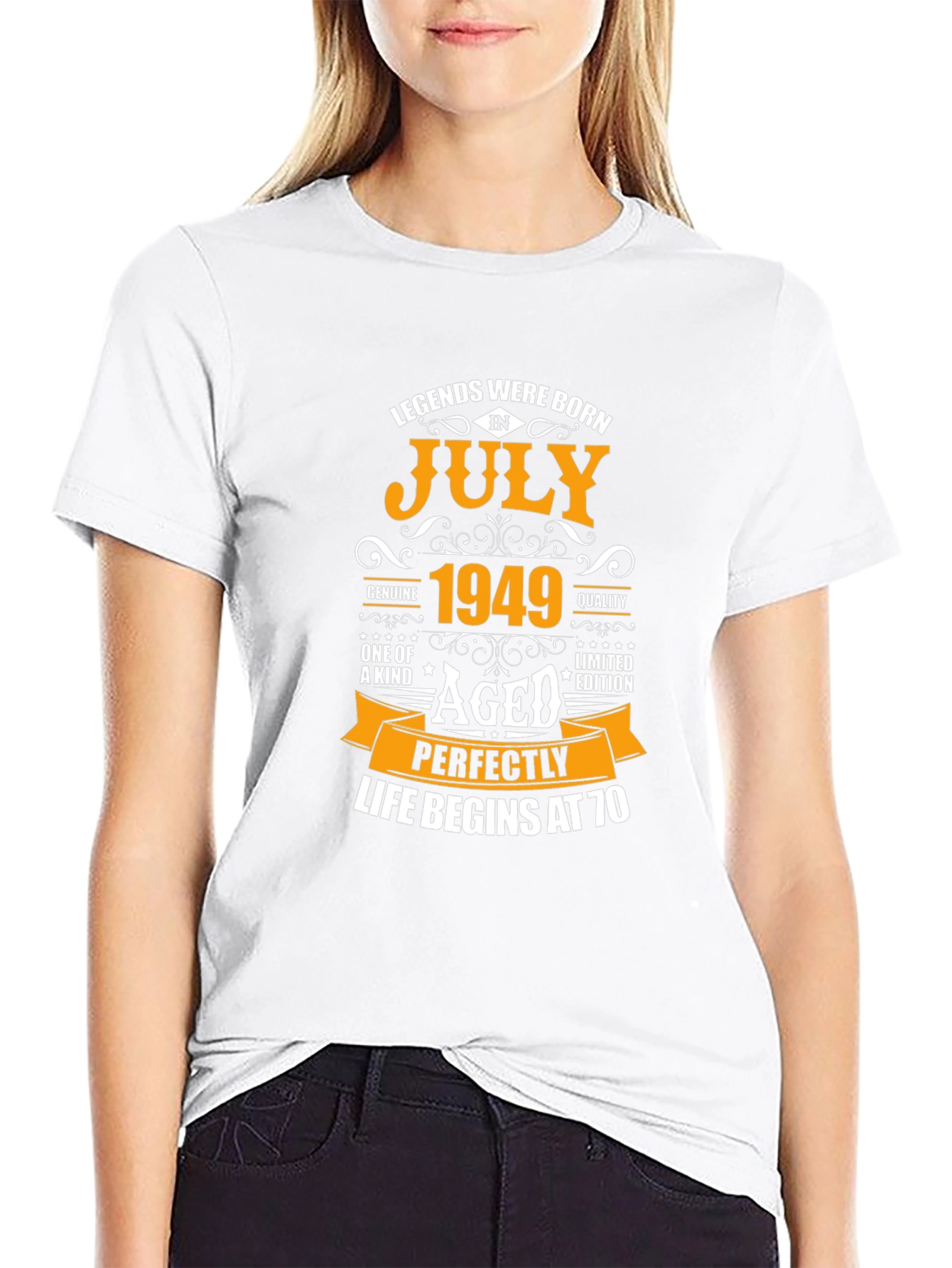 Legends Born in July 1949 Aged Perfectly T-Shirt