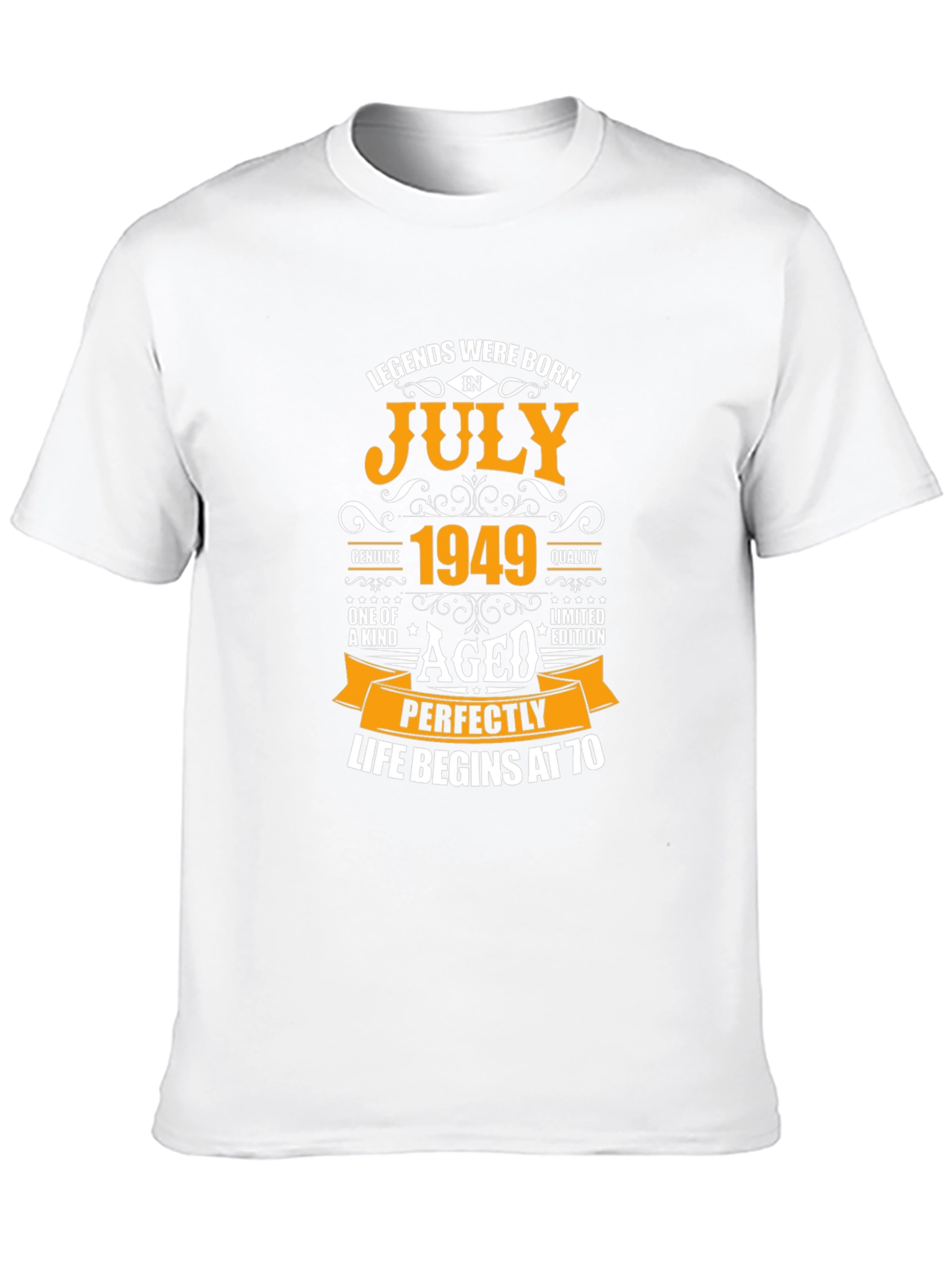 Legends Born in July 1949 Aged Perfectly T-Shirt