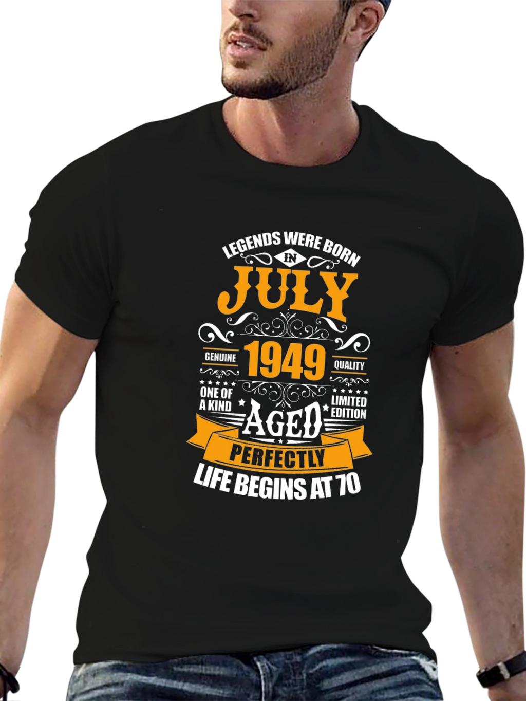 Legends Born in July 1949 Aged Perfectly T-Shirt
