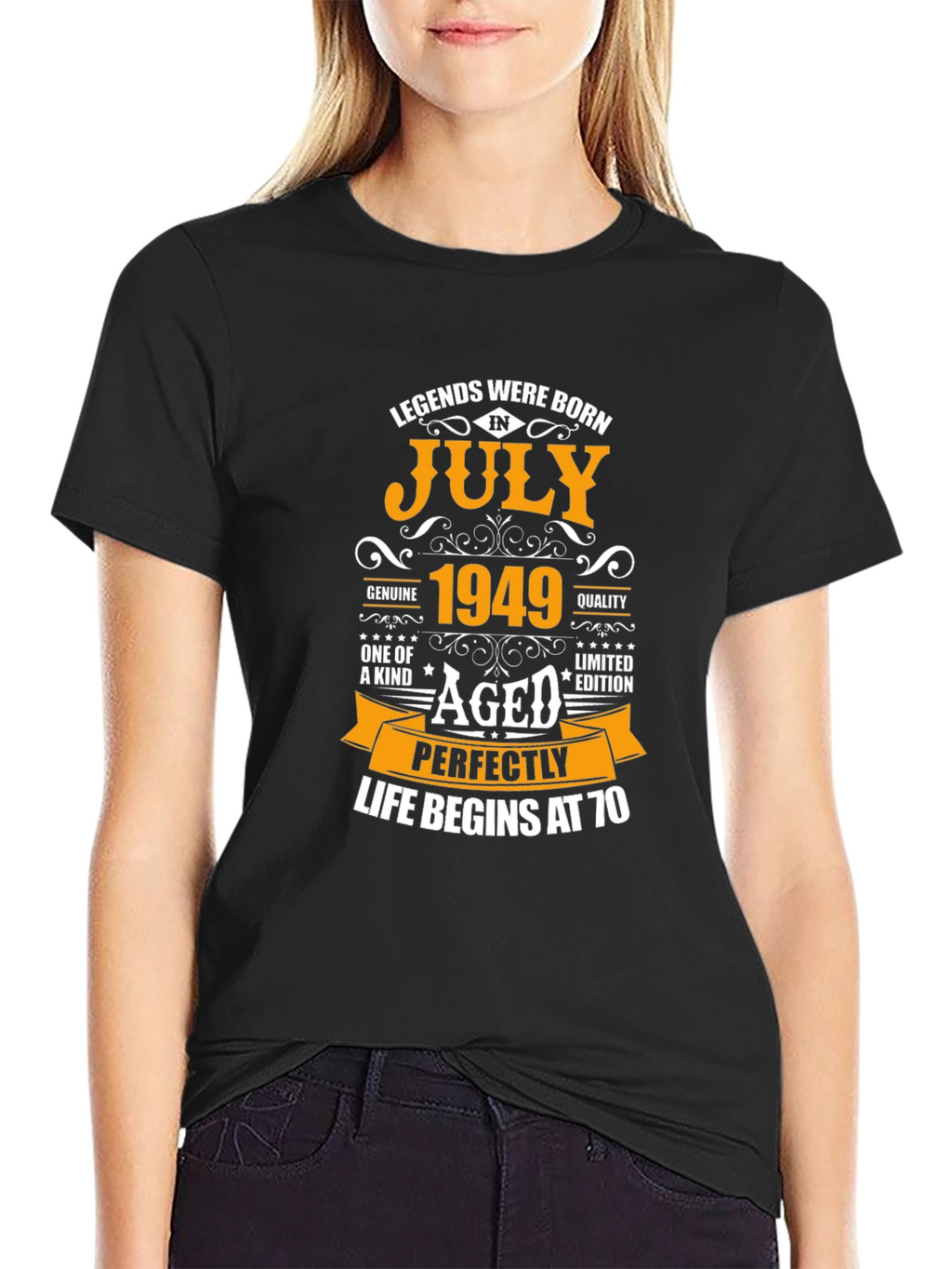 Legends Born in July 1949 Aged Perfectly T-Shirt