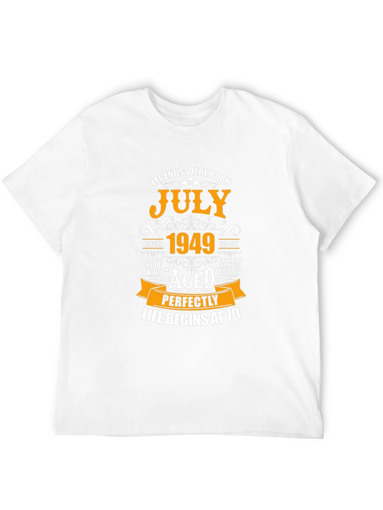 Legends Born in July 1949 Aged Perfectly T-Shirt