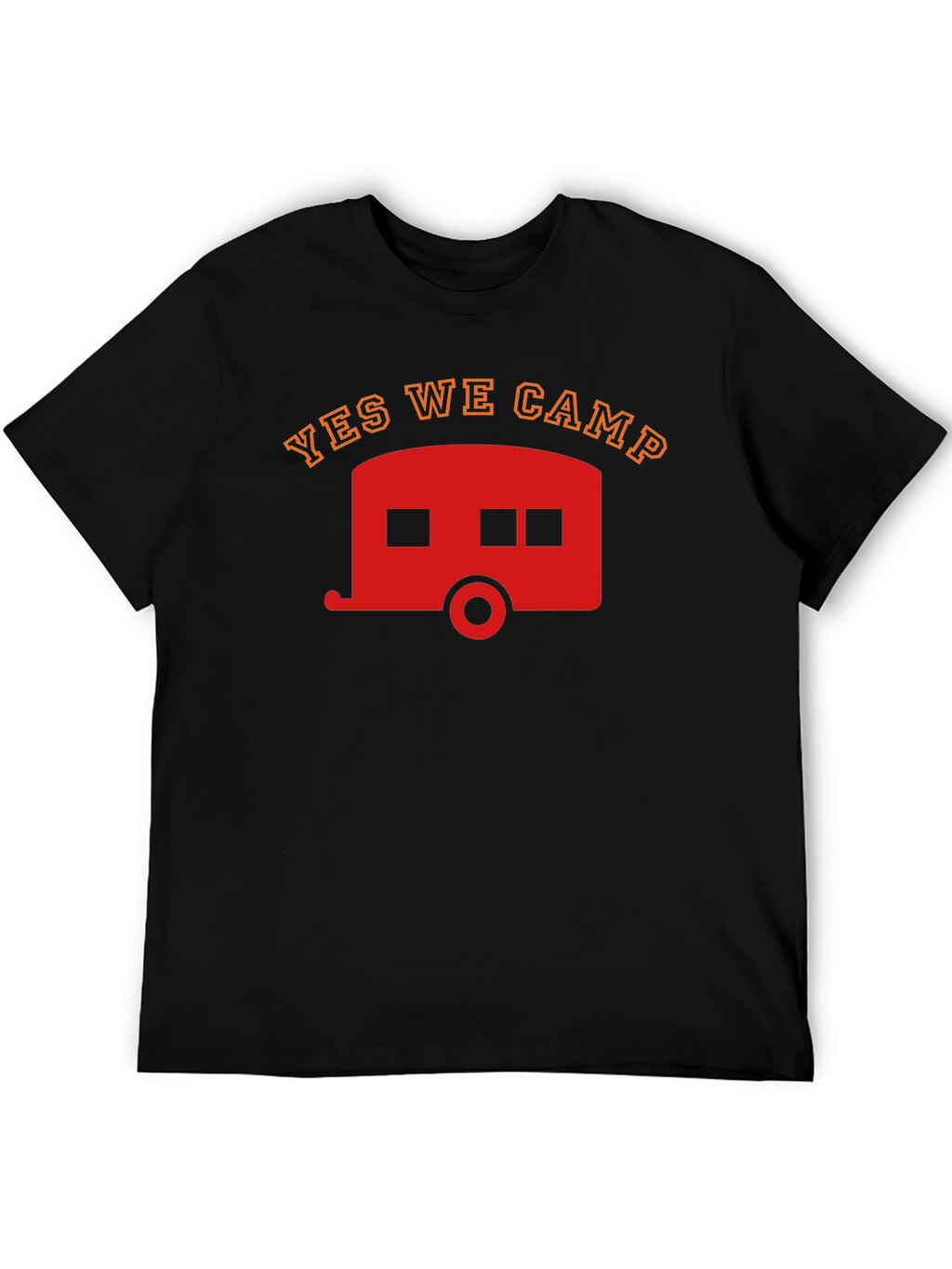 Yes We Camp T-Shirt - Retro Camper Graphic Tee