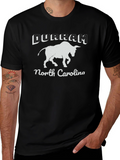 Durham North Carolina Bull Graphic T-Shirt