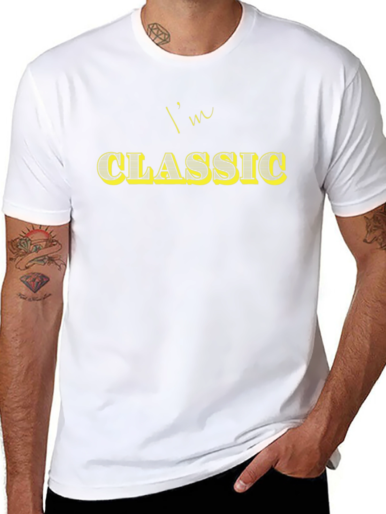 Im Classic Black Graphic T-Shirt