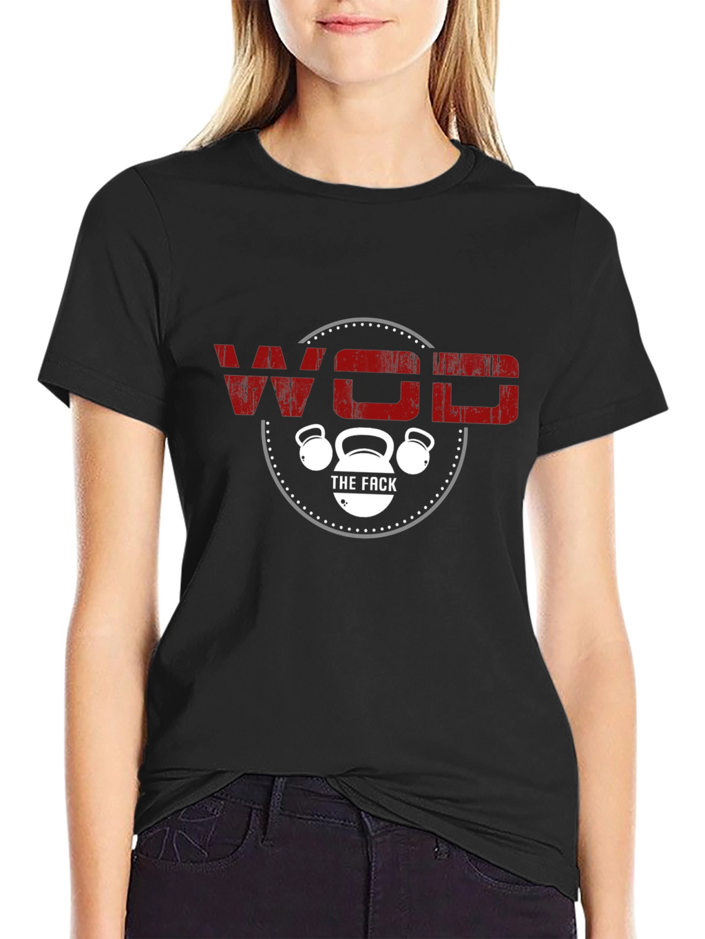 WOD The Fack Kettlebell Black T-Shirt