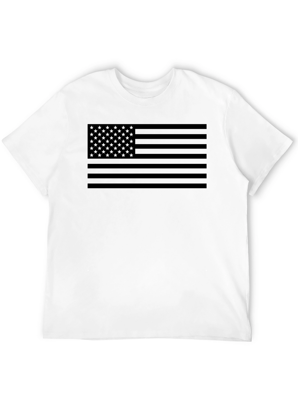 Stealth Black American Flag Graphic Tee