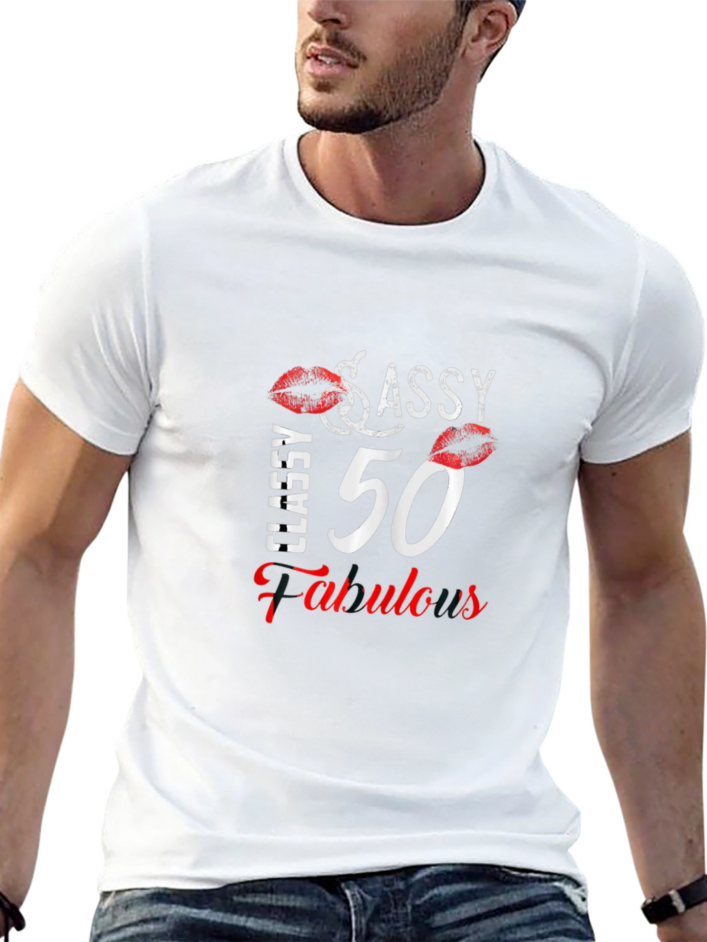 Sassy Classy Fabulous 50th Birthday T-Shirt
