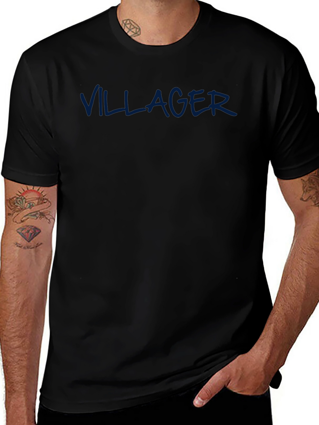 Villager Graphic Tee - Classic Style Comfortable Fit