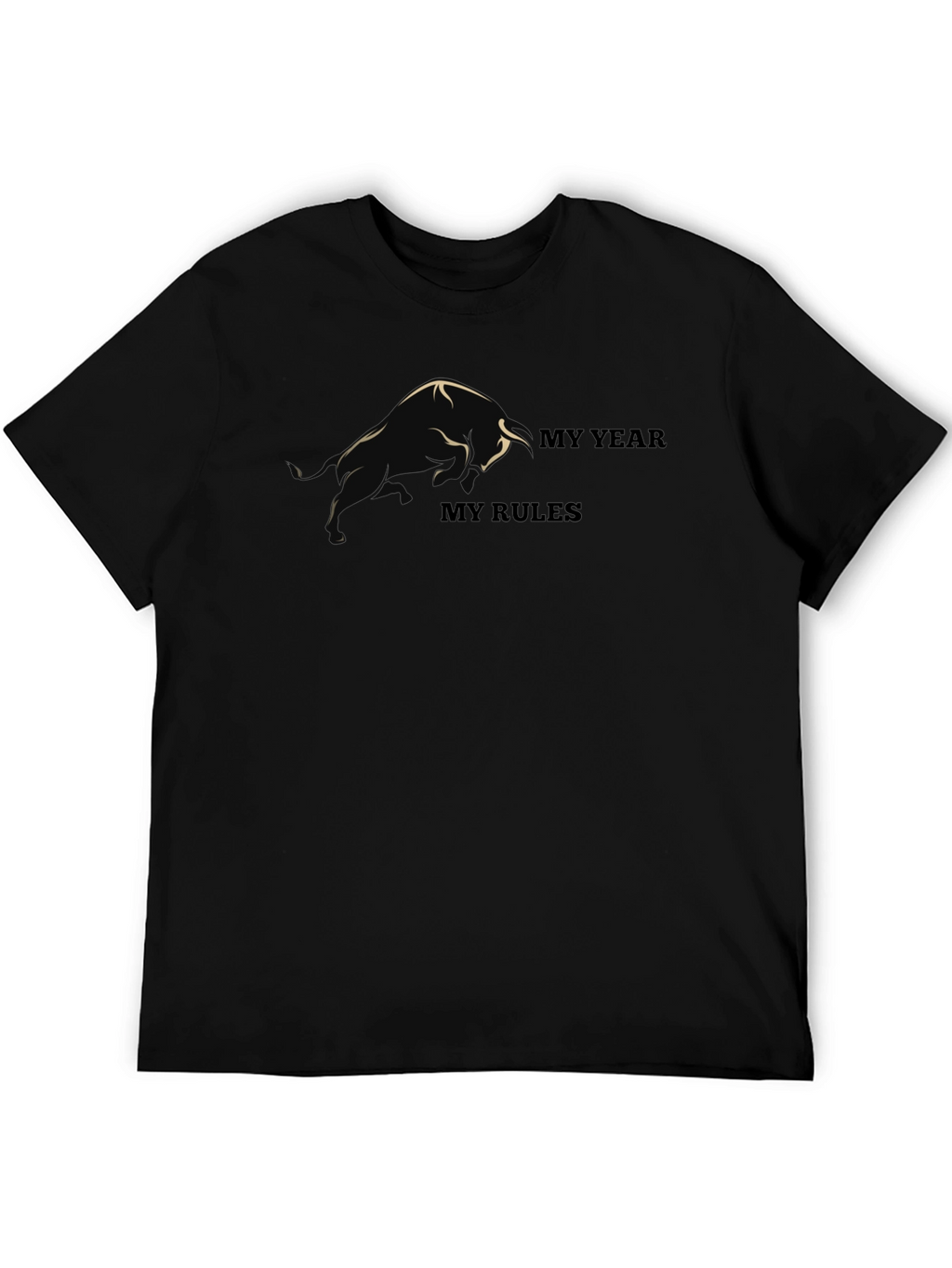 Bull Graphic Tee - My Year My Rules