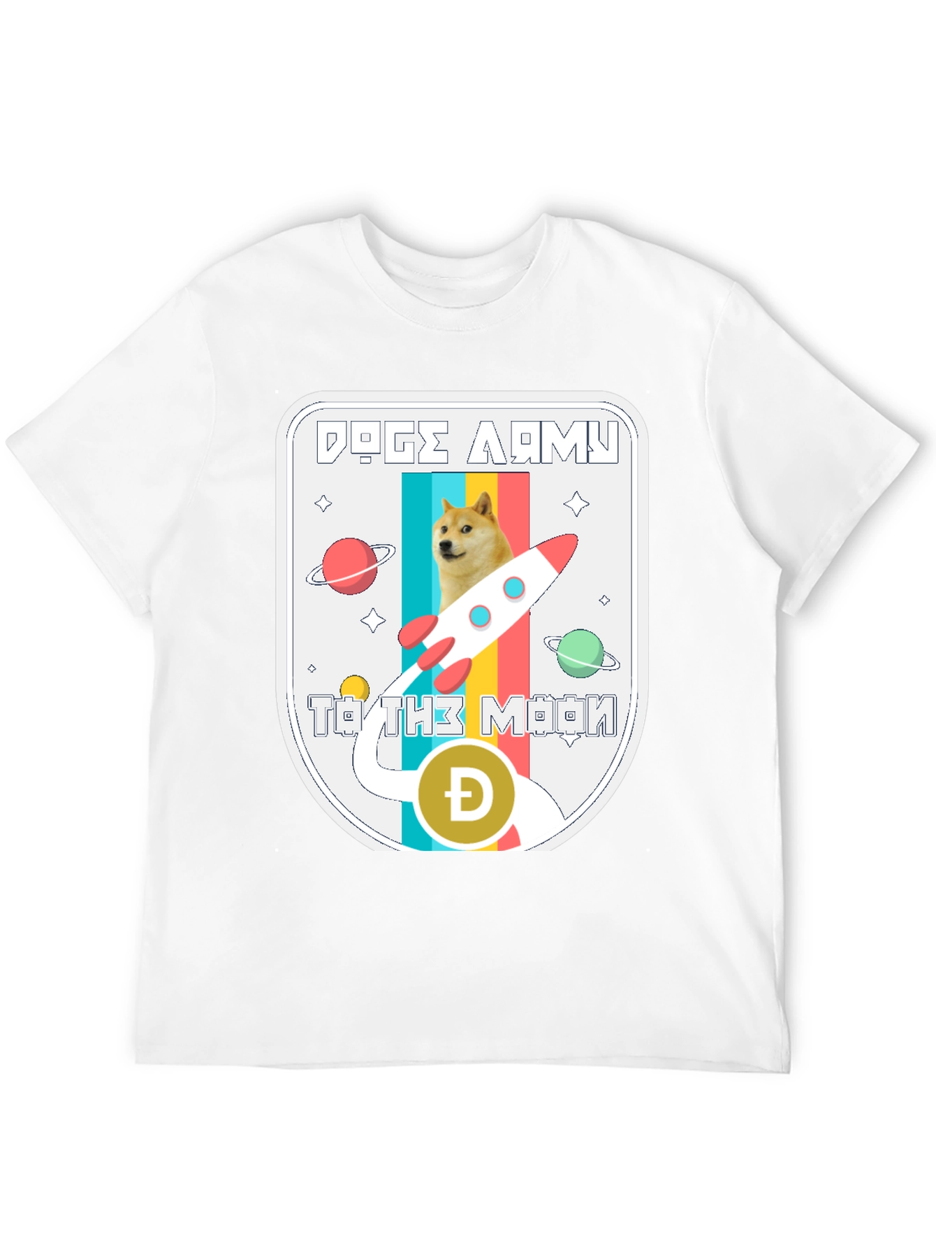 Doge Army To The Moon T-Shirt