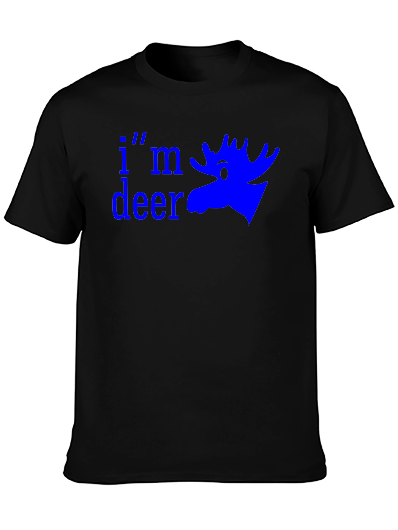 Im Deer Graphic Tee - Moose Design