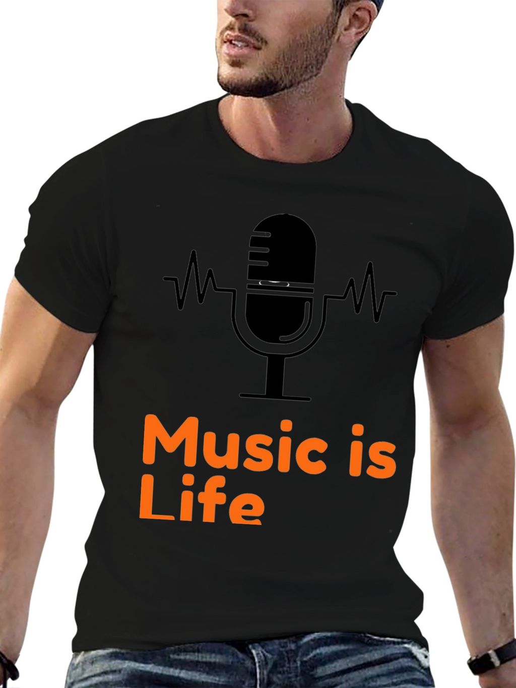 Music Is Life T-Shirt - Cool Graphic Tee