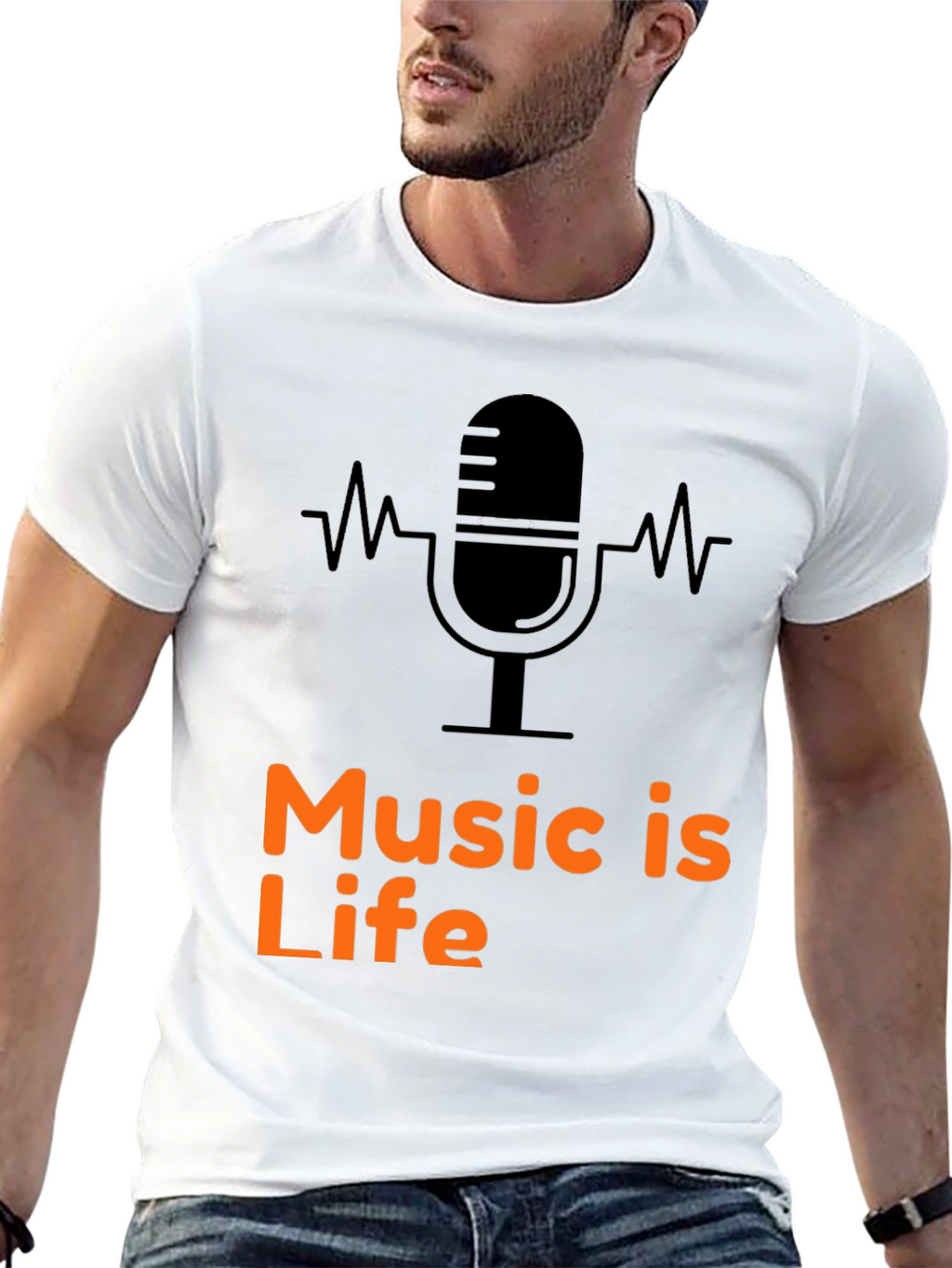 Music Is Life T-Shirt - Cool Graphic Tee
