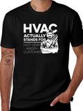 HVAC Funny T-Shirt - Hot Very Angry Customer