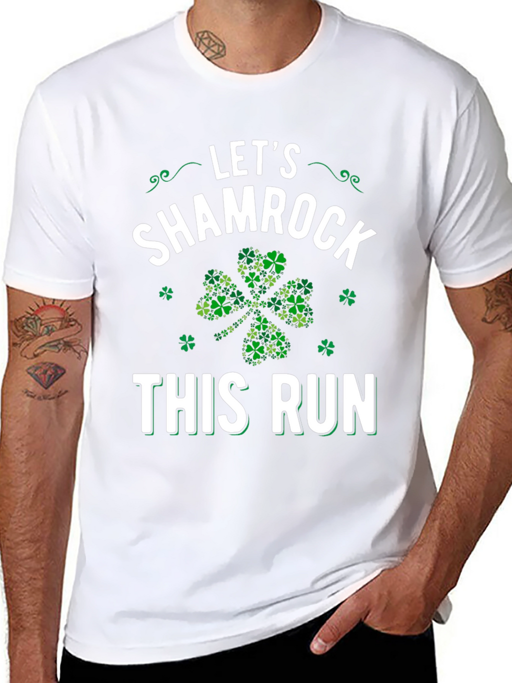 Lets Shamrock This Run St. Patricks Day T-Shirt