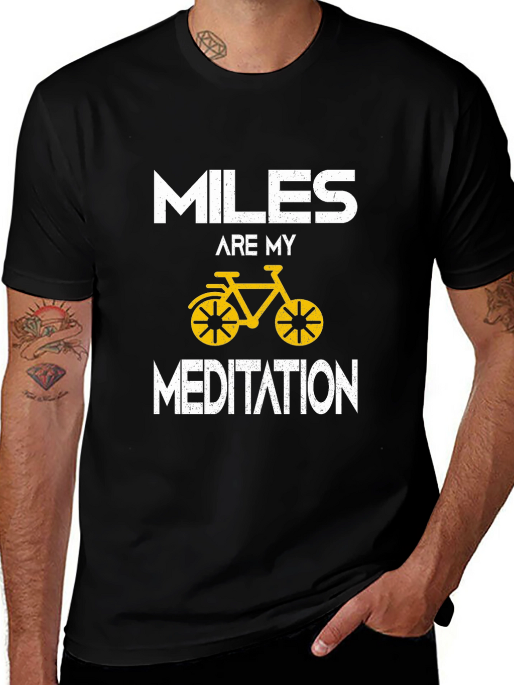 Miles Are My Meditation Graphic Tee
