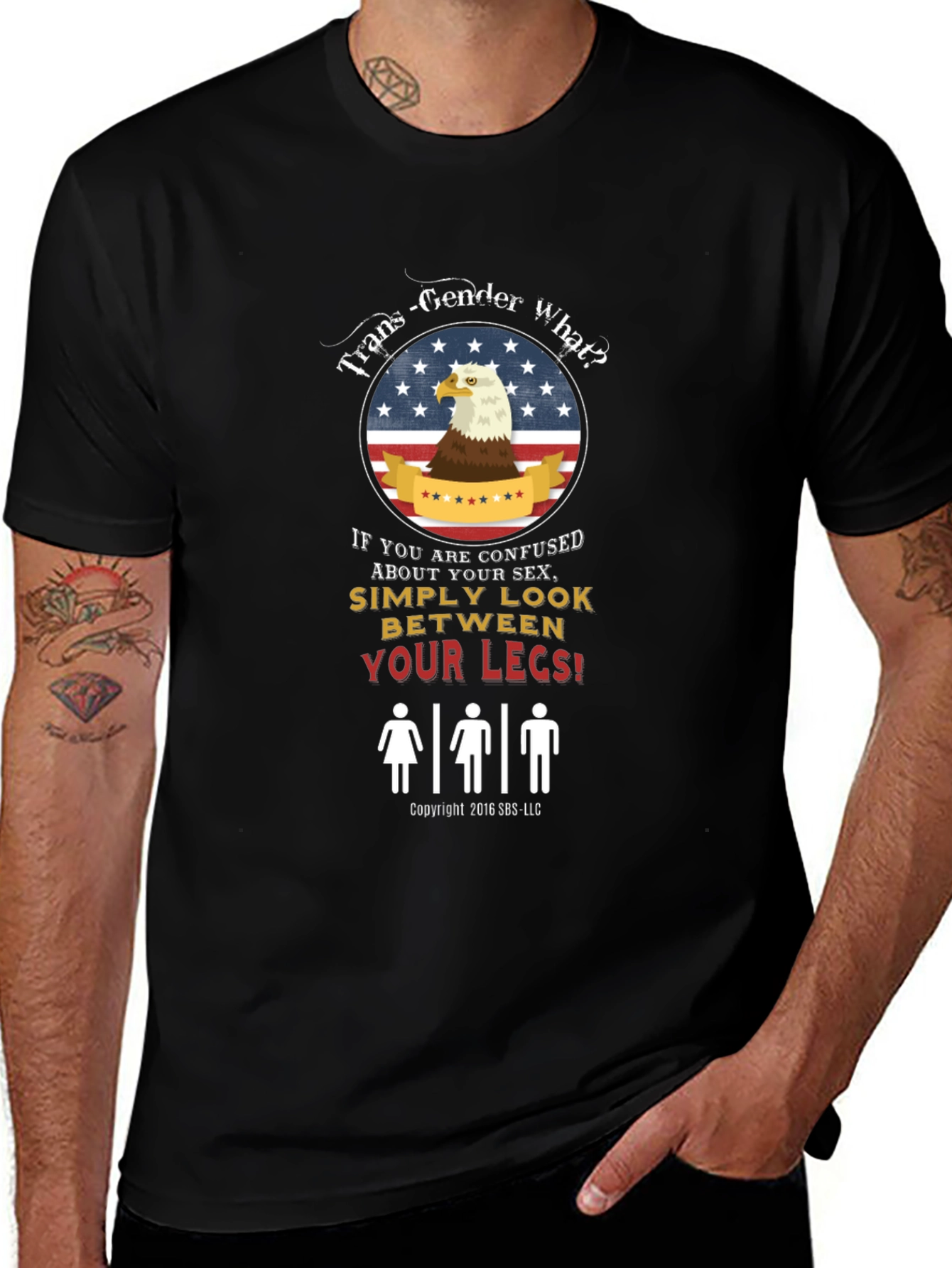 Controversial Humor T-Shirt: Trans-Gender What?