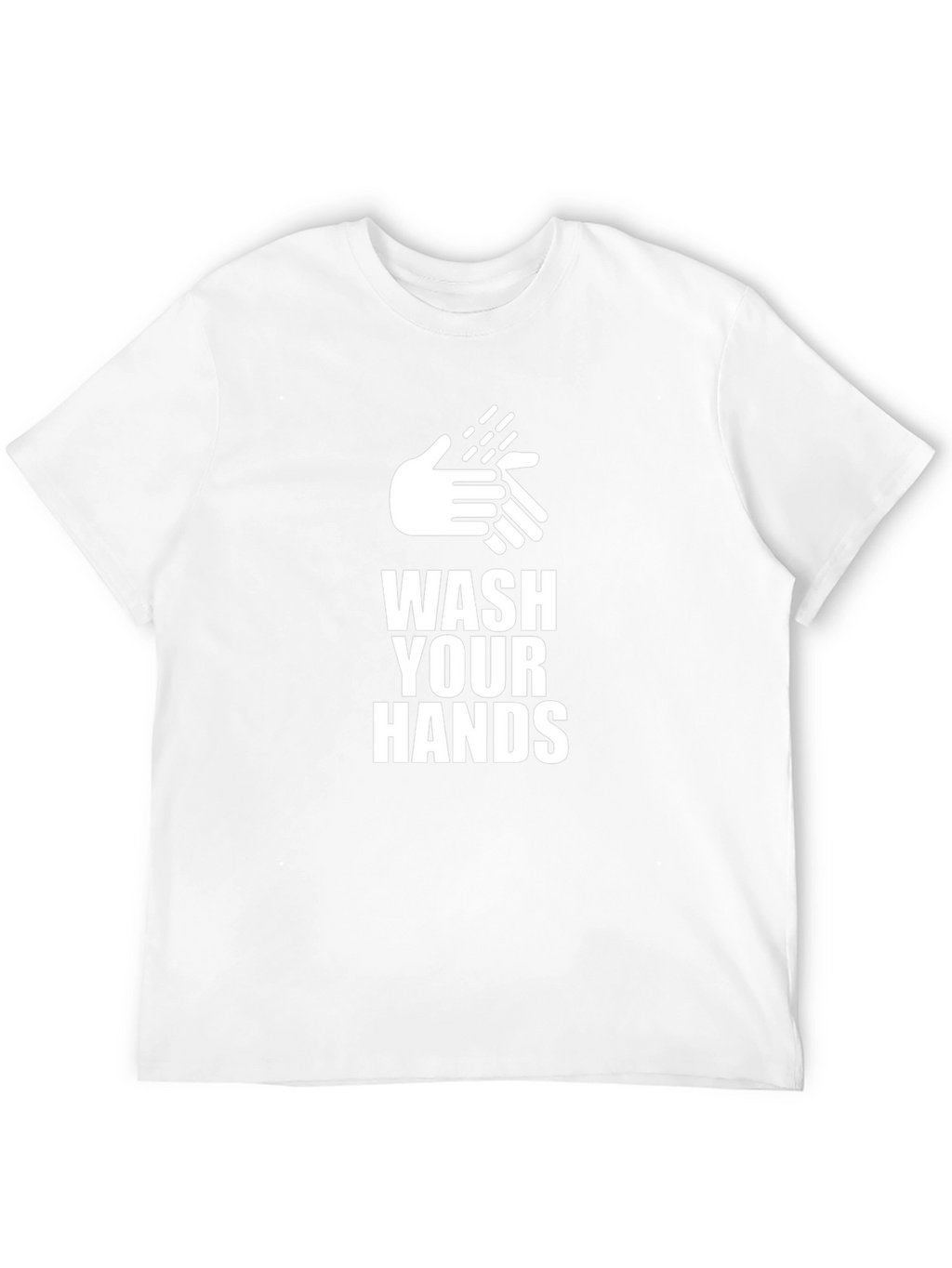 Wash Your Hands Graphic Tee - Black